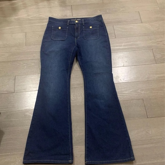 Michael Kors Denim - sailor bell bottom jeans vintage retro style rare.
